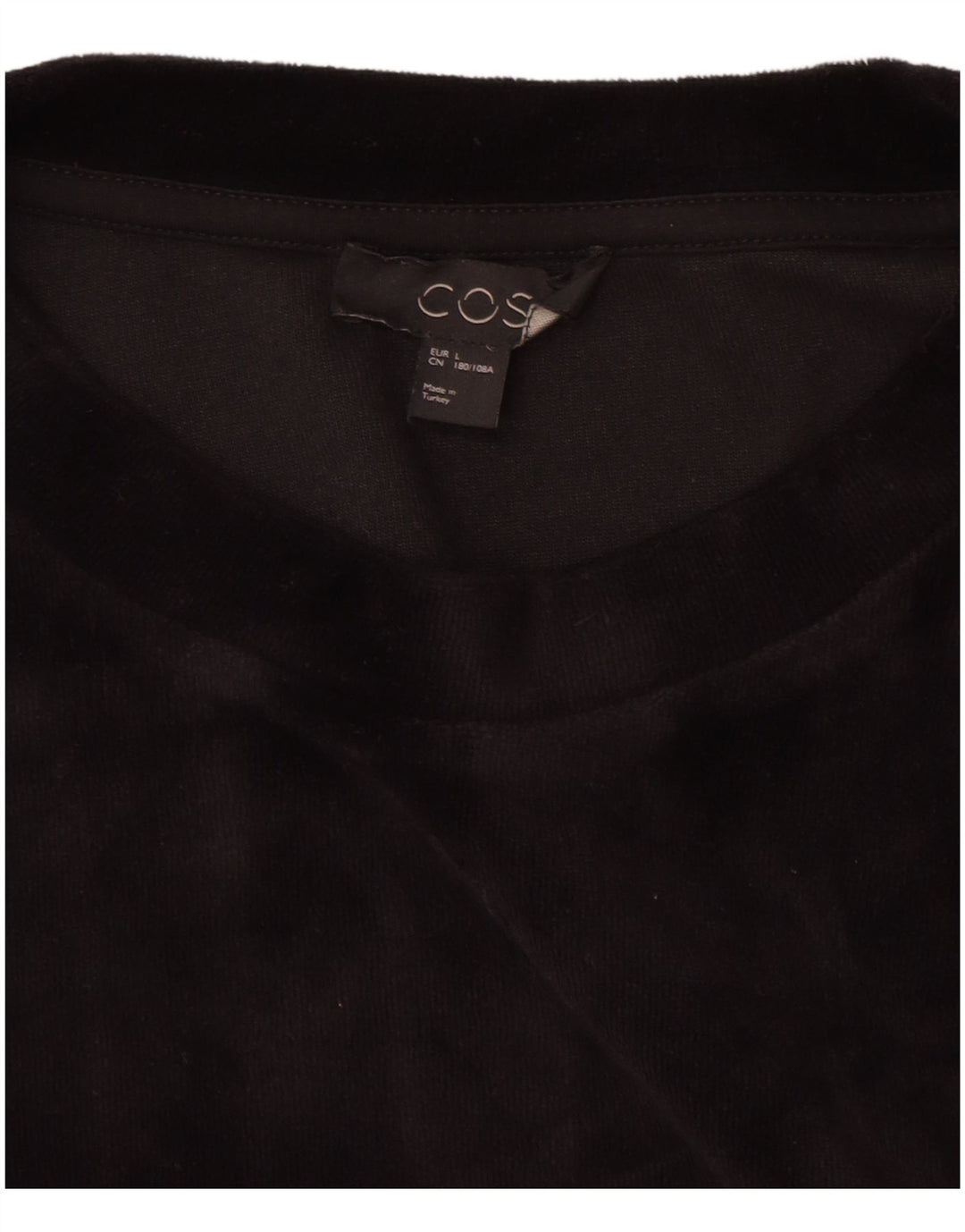 Cos muška majica dugih rukava, veliki crni pamuk