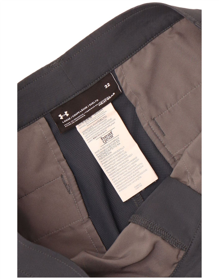 Under Armour Ležerne kratke hlače Heat Gear W32 Srednje sivi poliester