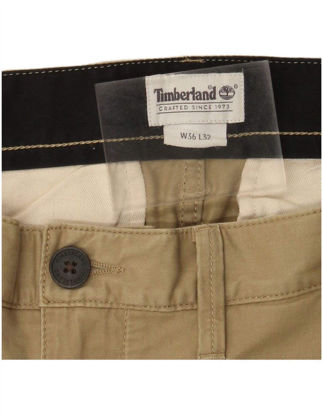 Timberland muške ravne chino hlače W36 L32 kaki