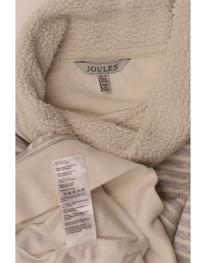 Joules ženski pulover s rol izrezom UK 12 srednje sive pruge