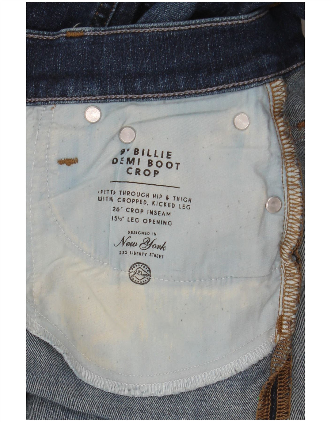 J. CREW Ženske traperice Billie Demi Crop Bootcut W26 L25 Plave