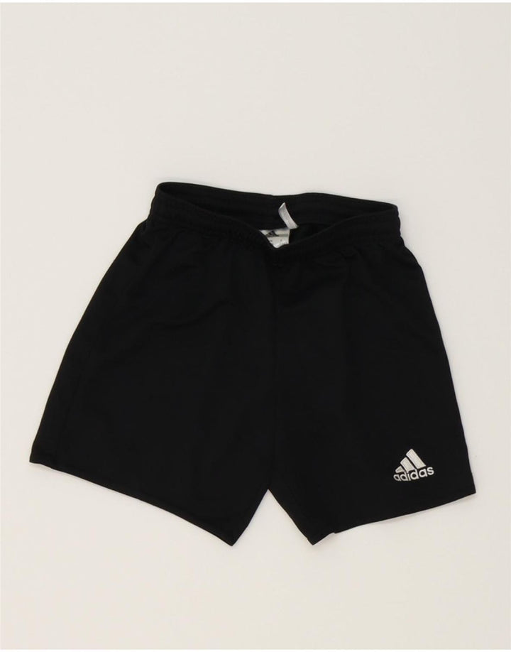 ADIDAS Boys Sport Shorts 7-8 Years  Black Polyester Vintage Adidas and Second-Hand Adidas from Messina Hembry 