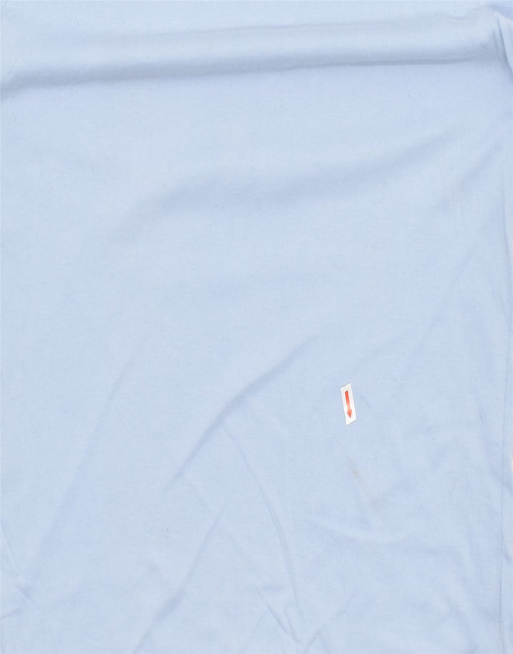 CHAMPION Womens T-Shirt Top UK 16 Large Blue Cotton Sports | Vintage | Thrift | Second-Hand | Used Clothing | Messina Hembry 