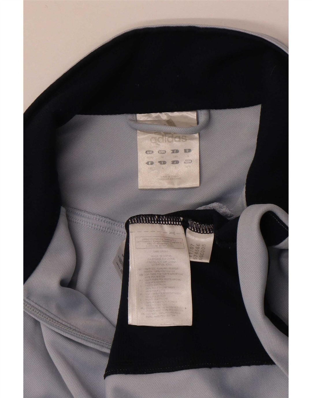 Adidas muška trenirka gornja jakna UK 40/42 poliester srednje sive boje