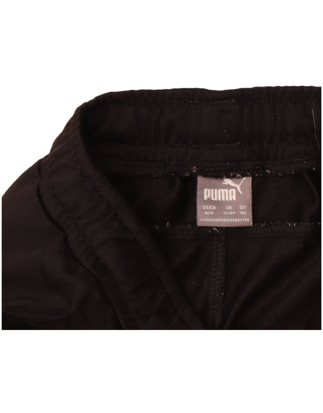PUMA Trenirke za dječake 11-12 godina crne