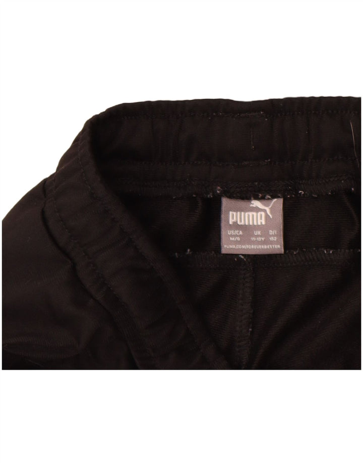 PUMA Trenirke za dječake 11-12 godina crne