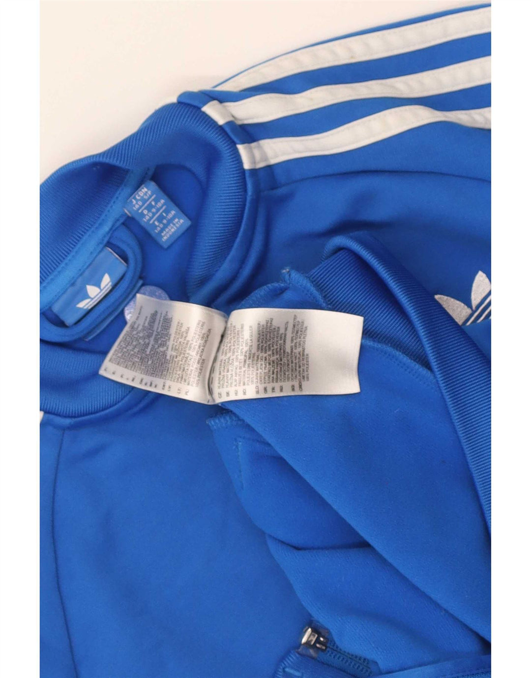 Adidas trenirka za dječake, jakna od 9-10 godina, plavi poliester