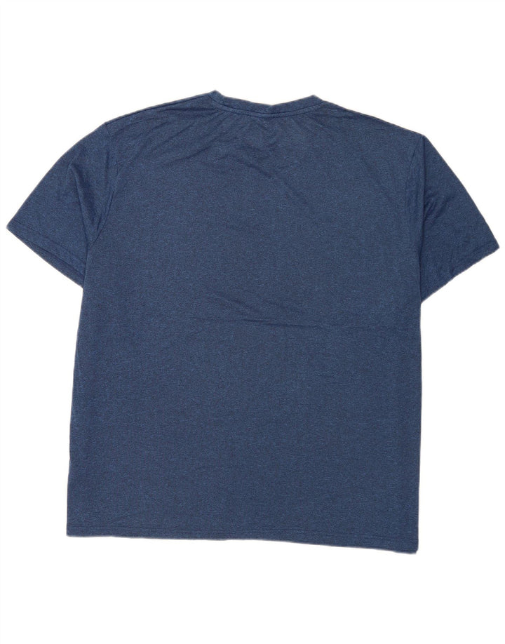 Fila muška majica kratkih rukava 4XL tamnoplavi poliester