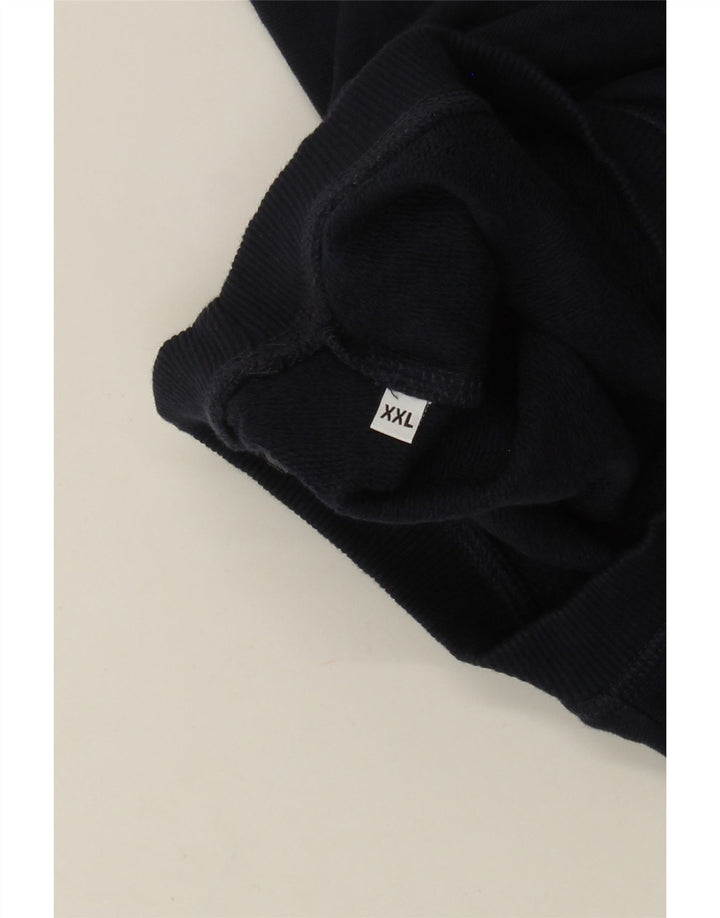 JACK & JONES Mens Sweatshirt Jumper 2XL Navy Blue Cotton Vintage Jack & Jones and Second-Hand Jack & Jones from Messina Hembry 