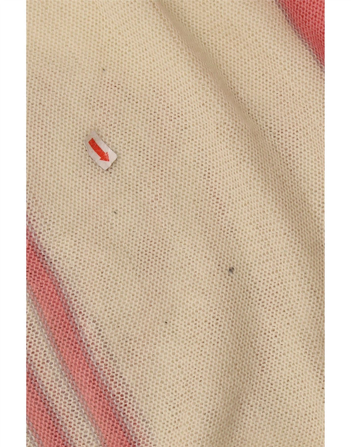 VINTAGE ženski džemper s morskim izrezom UK 14 srednje ružičaste boje