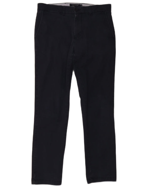 Tommy Hilfiger muške uske chino hlače W32 L32 tamnoplavi pamuk