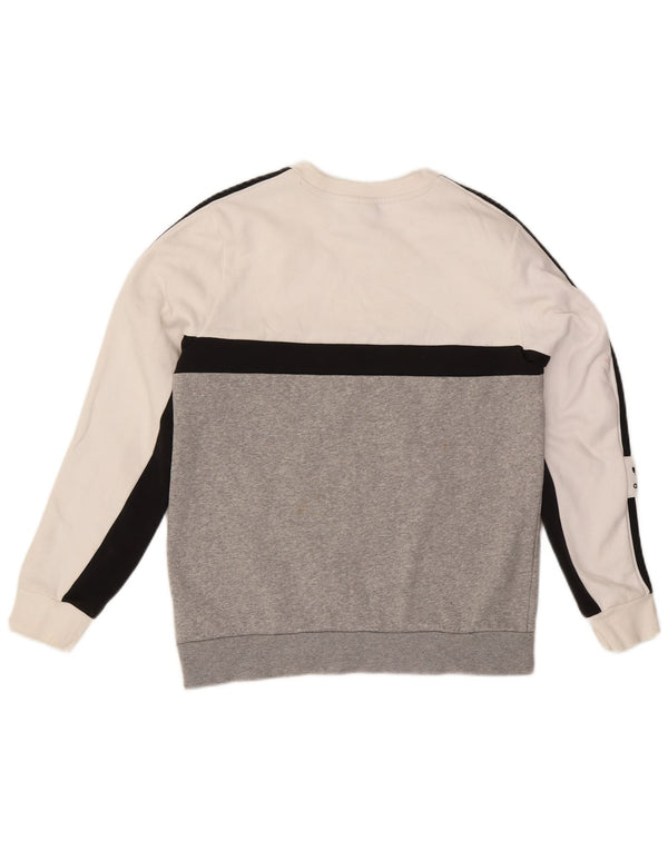 Adidas Boys Graphic Sweatshirt Džemper 13-14 godina bijeli pamuk u boji