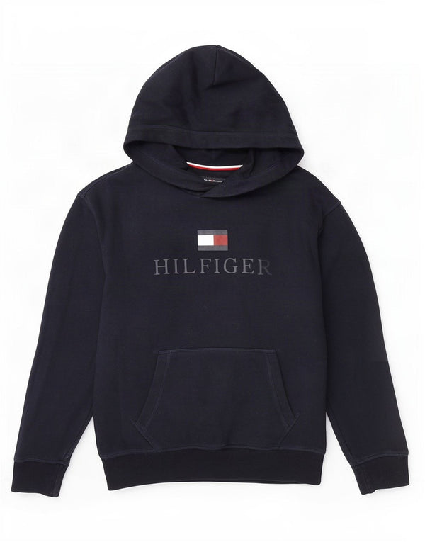 Tommy Hilfiger Boys Graphic Hoodie Džemper 11-12 godina tamnoplavi pamuk