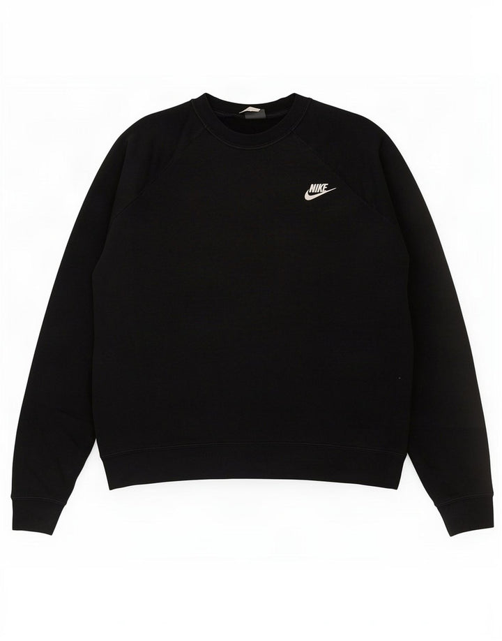Nike Ženska majica s kratkim rukavima UK 14 Srednje crni pamuk