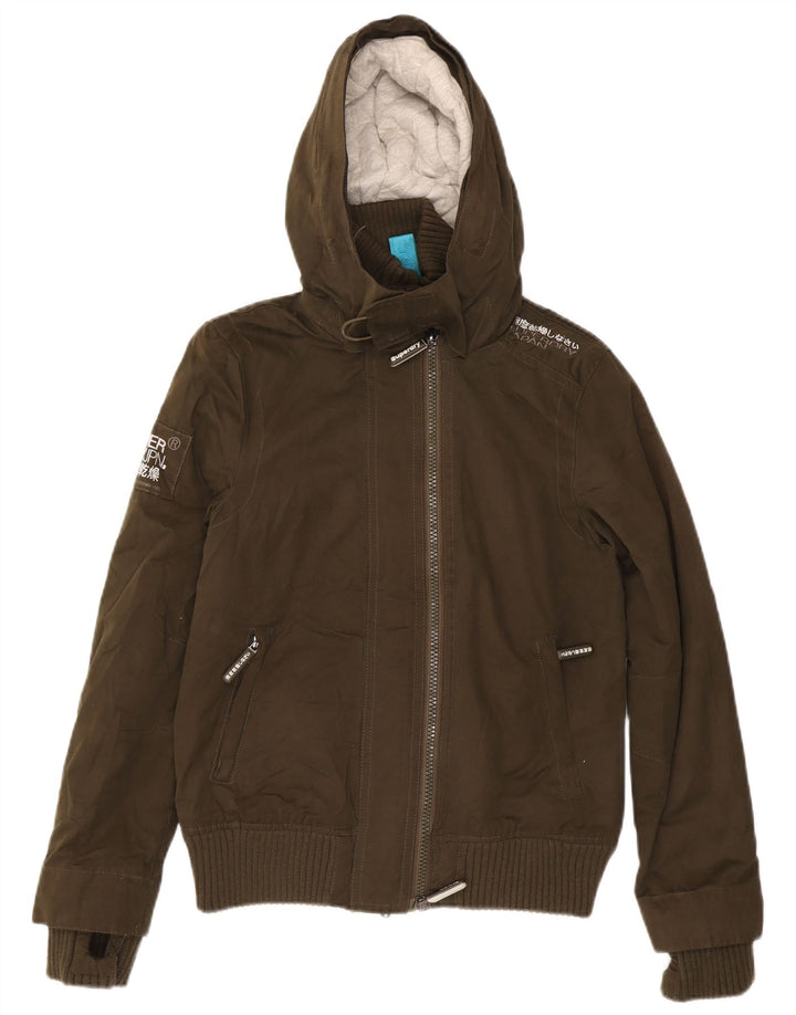 Superdry muška vjetrovka s kapuljačom The Windbomber UK 38 srednje smeđa