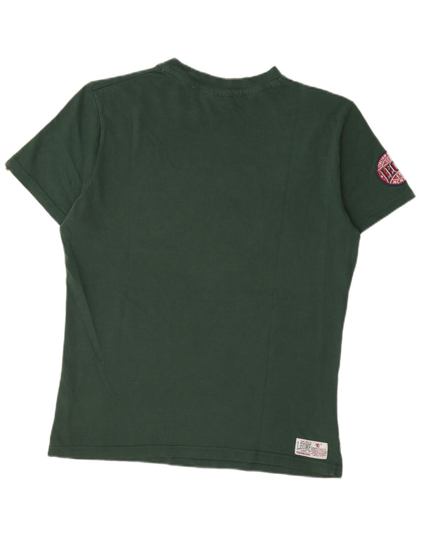 Leone 1947 Ženska grafička majica kratkih rukava UK 18 XL Green Cotton