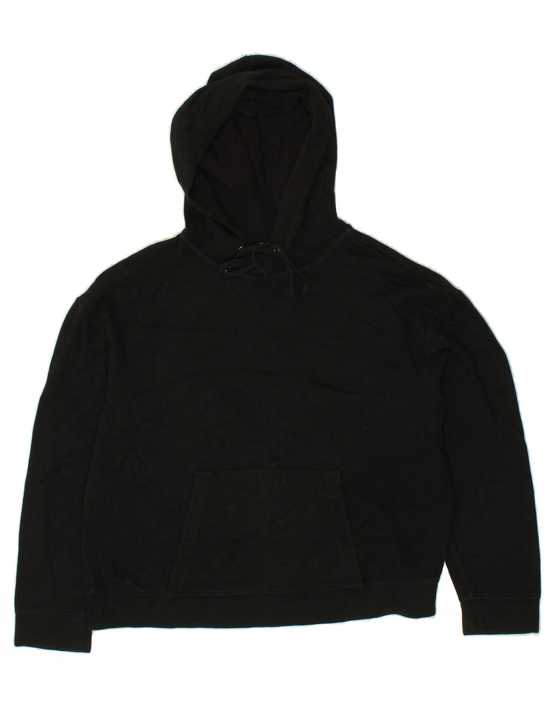 MASSIMO DUTTI Womens Hoodie Jumper EU 36 Small Black Viscose Vintage Massimo Dutti and Second-Hand Massimo Dutti from Messina Hembry 