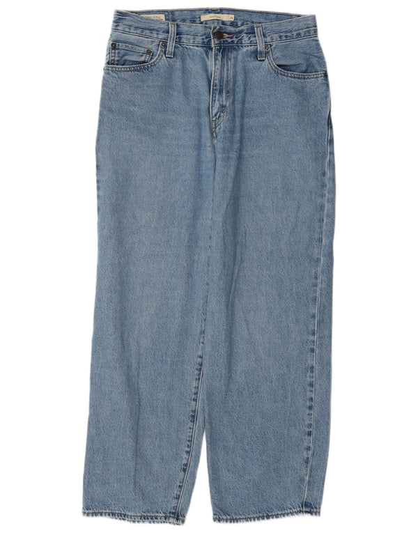 Levi's ženske široke traperice Baggy Dad W26 L28 plavi pamuk