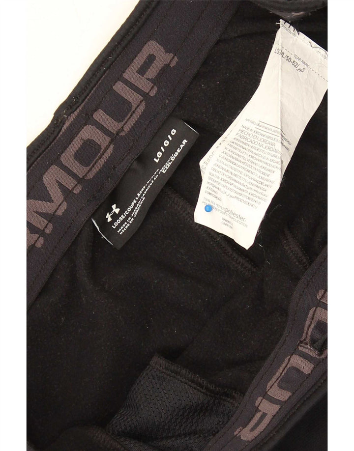 Under Armour muške hlače od trenirke Cold Gear, velike crne poliesterske hlače
