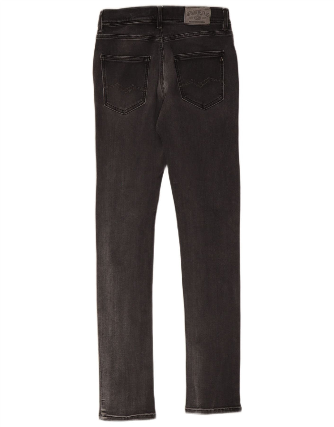REPLAY Womens Slim Jeans W26 L30 Black Cotton