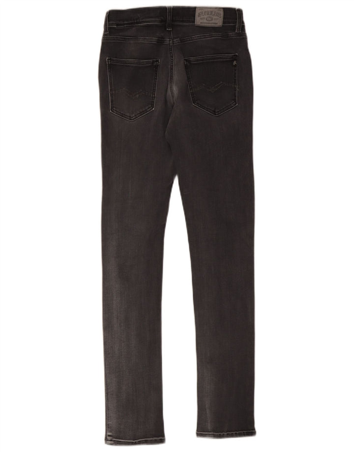 REPLAY Womens Slim Jeans W26 L30 Black Cotton