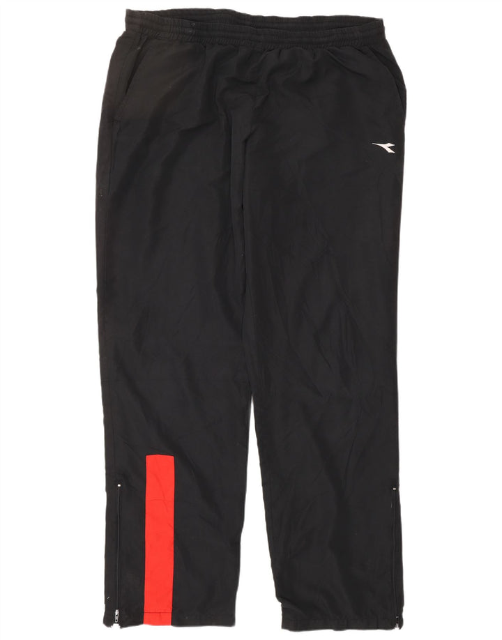 DIADORA Muške hlače za trenirku XL crni poliester u boji