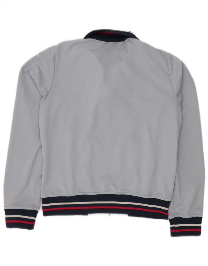 KAPPA ženska gornja jakna trenirke UK 14 Large Blue Colourblock poliester