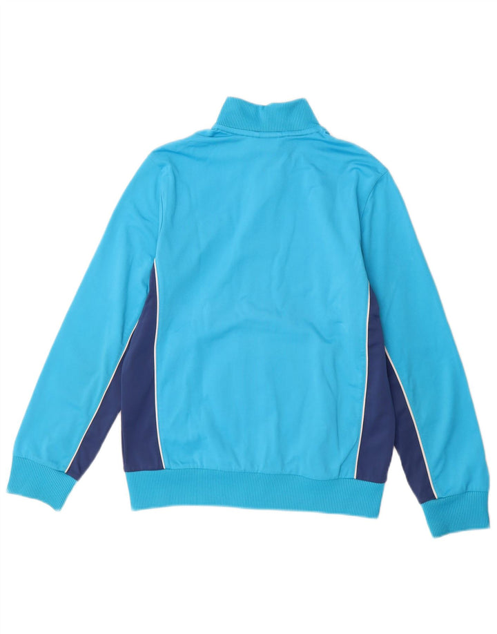 Adidas trenirka za dječake 11-12 godina plava poliesterska boja