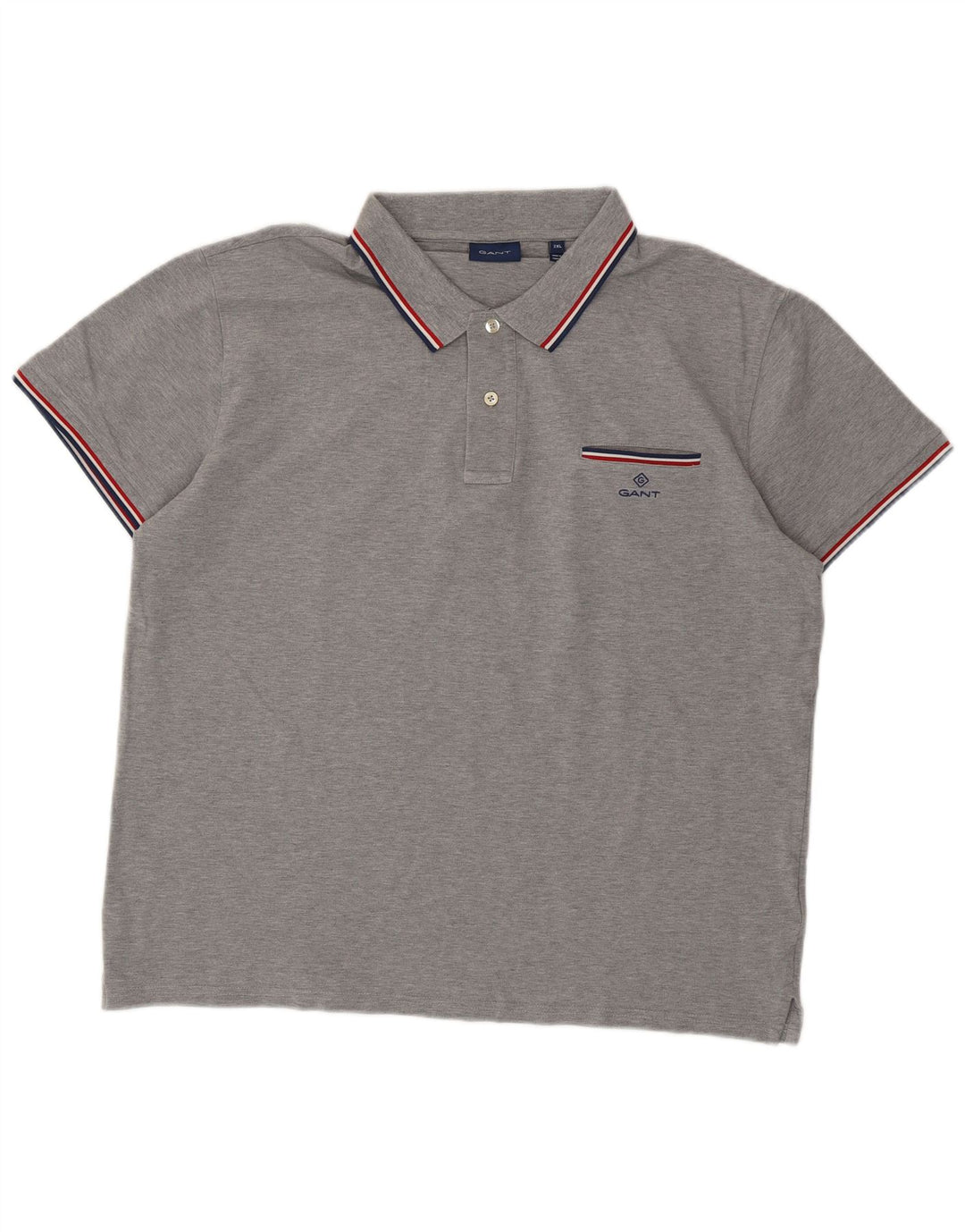 Gant muška polo majica 2XL sivi pamuk