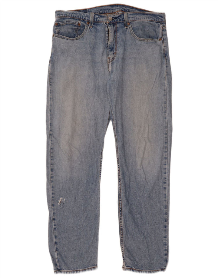 Levi's muške 502 ravne traperice W33 L32 plavi pamuk