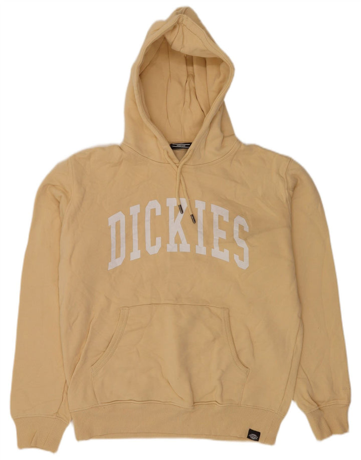 Dickies muška majica s kapuljačom s kapuljačom, srednji žuti pamuk