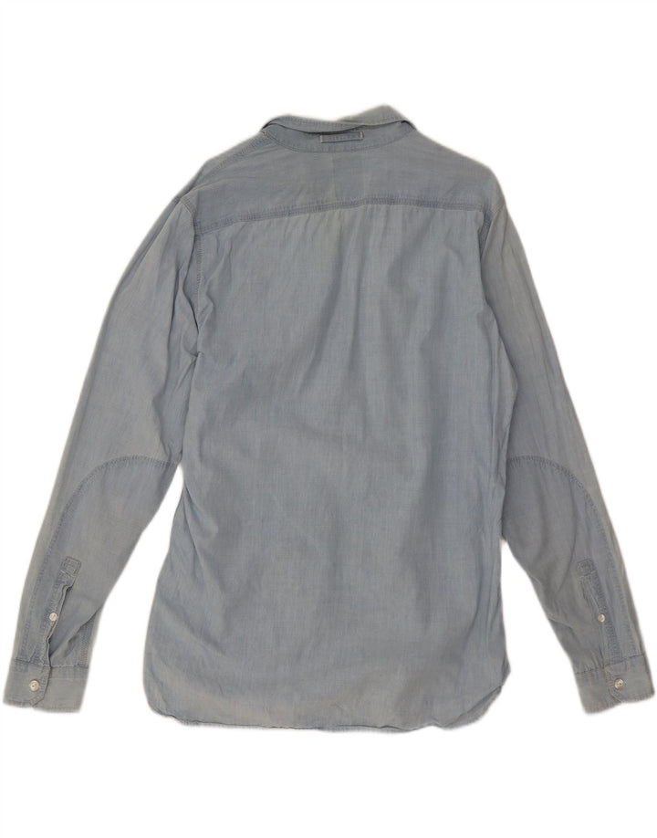 Levi's muška traper košulja velika plava pamučna boja