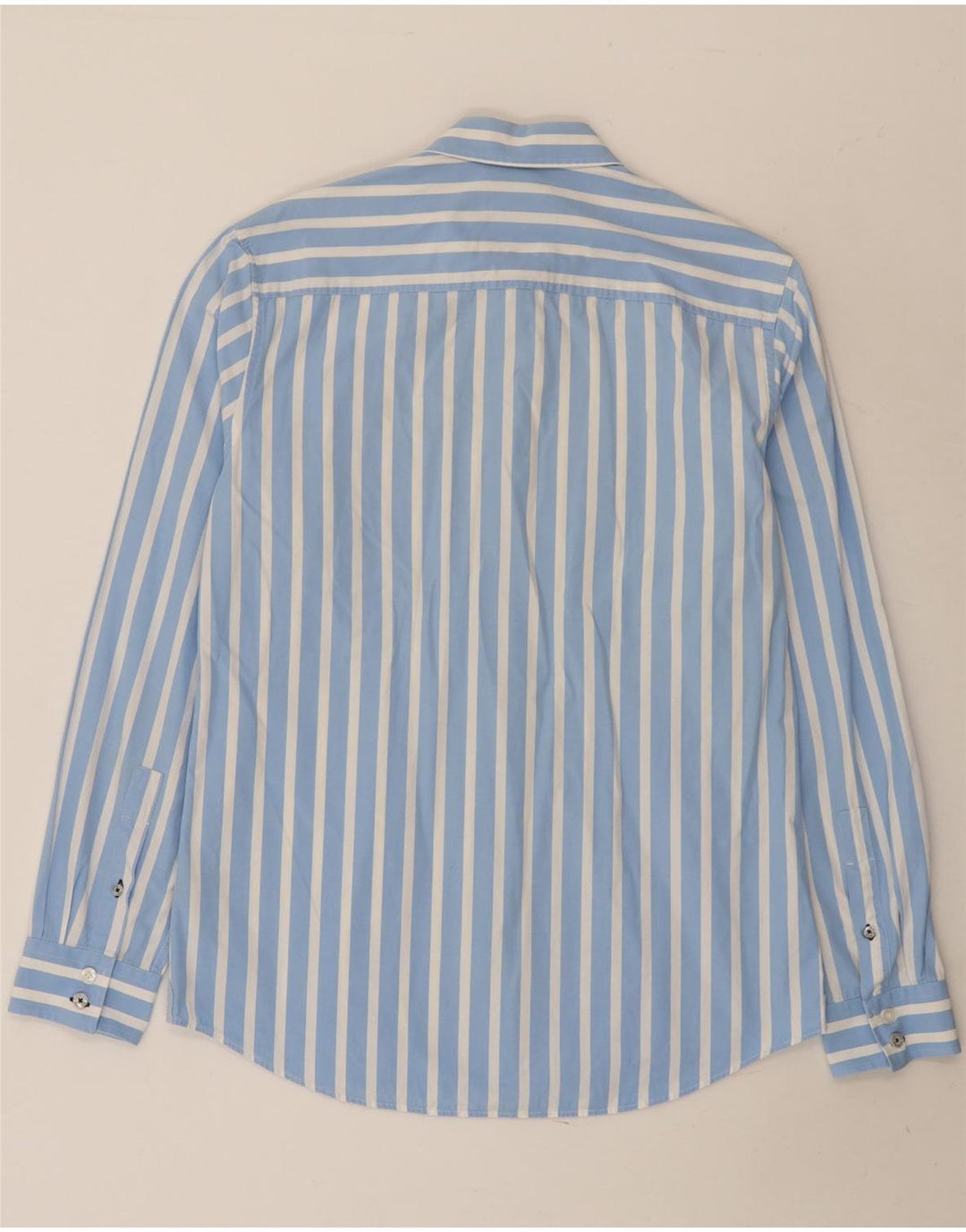 Crew Clothing Muška košulja Srednje plavi prugasti pamuk