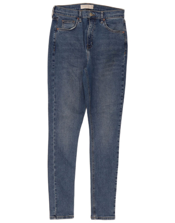 Topshop ženske traperice Jamie Skinny Jeans UK 12 srednje W30 L34 plavi pamuk