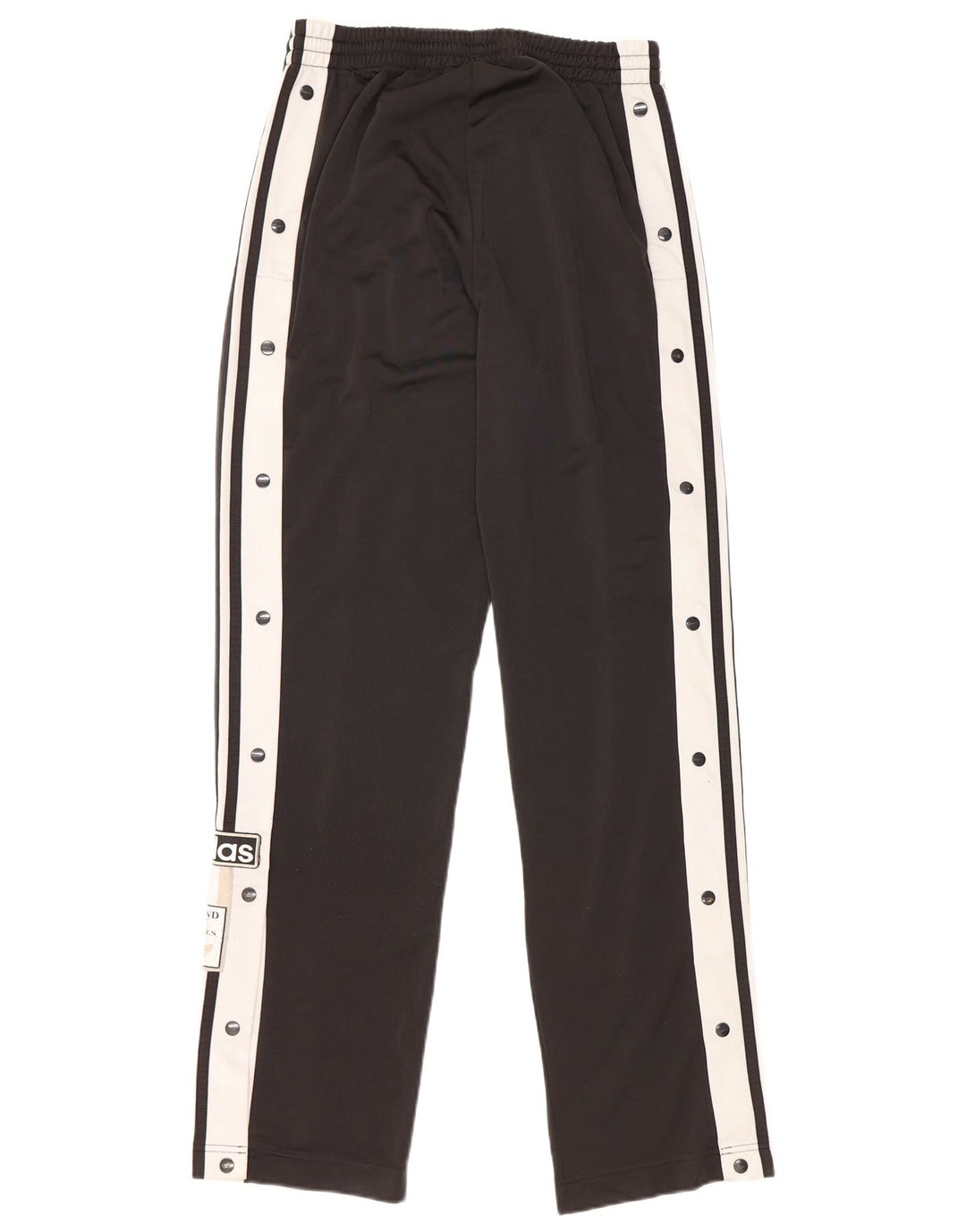 ADIDAS Ženske Graphic Trenirke Hlače UK 10 Small Black Colourblock