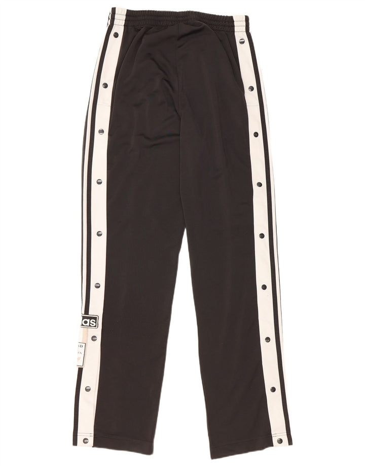 ADIDAS Ženske Graphic Trenirke Hlače UK 10 Small Black Colourblock