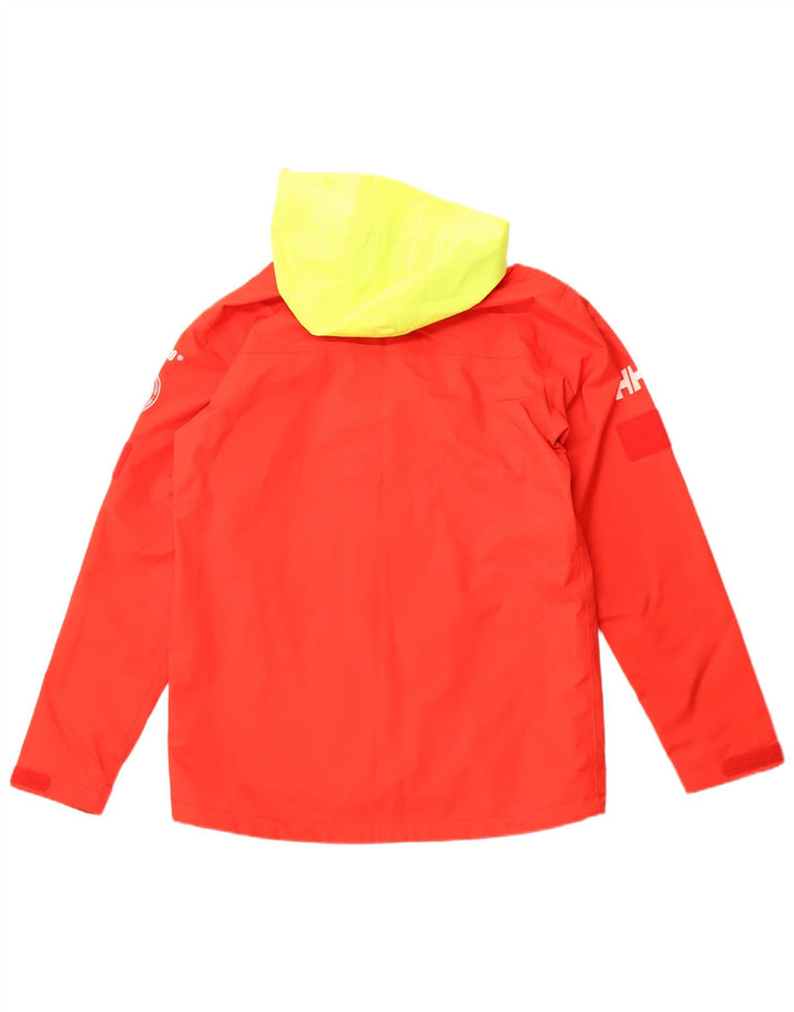 HELLY HANSEN Muška kišna jakna s kapuljačom s grafičkim motivima UK 36 Small Red Colourblock