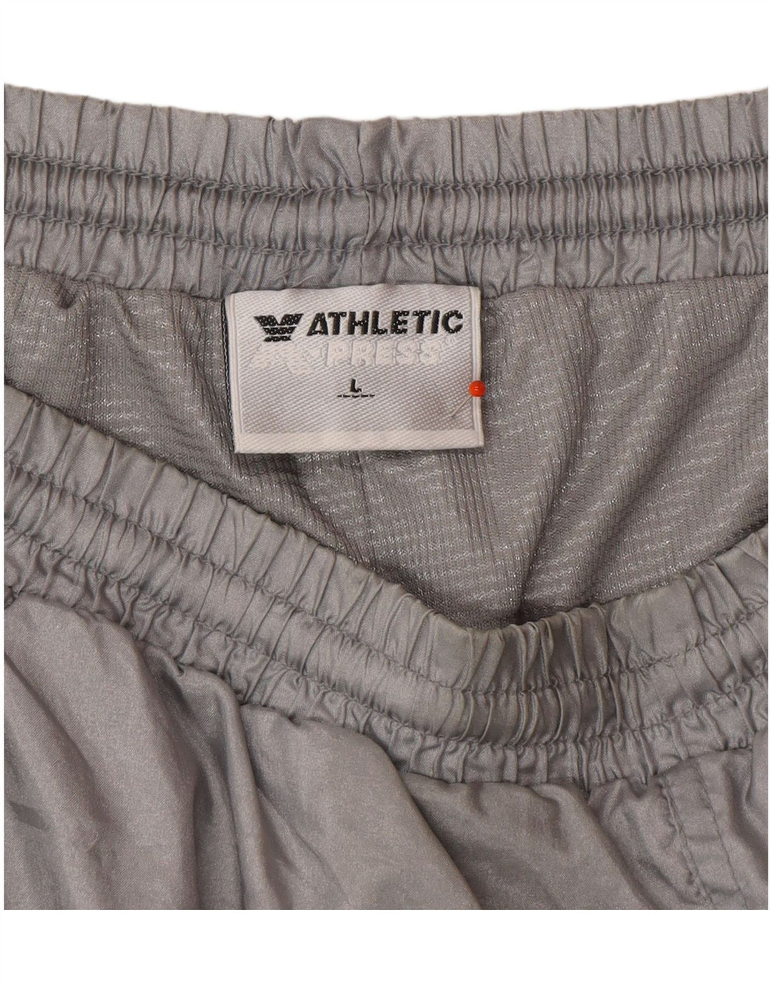VINTAGE Mens Tracksuit Trousers Joggers Large  Grey Polyester