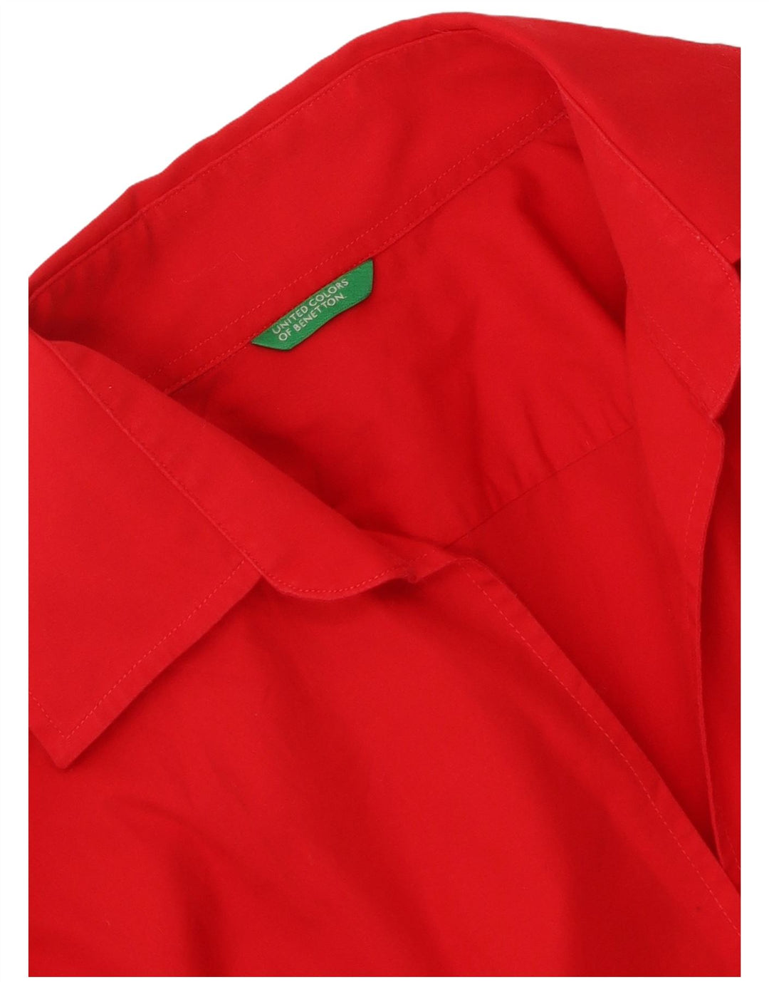 Benetton ženska košulja bluza UK 12 srednje crvena