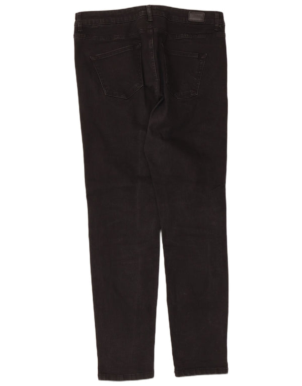 Hobbs Ženske uske traperice UK 16 Large W36 L30 Crni pamuk