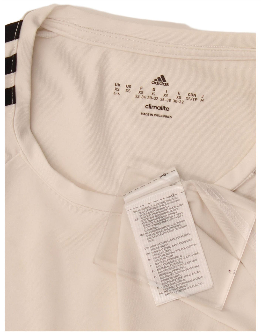 Adidas ženska majica kratkih rukava Climalite UK 4/6 XS Off bijeli poliester