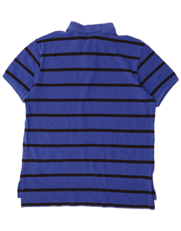 POLO RALPH LAUREN Muška polo majica prilagođenog kroja XL, pamuk na plave pruge