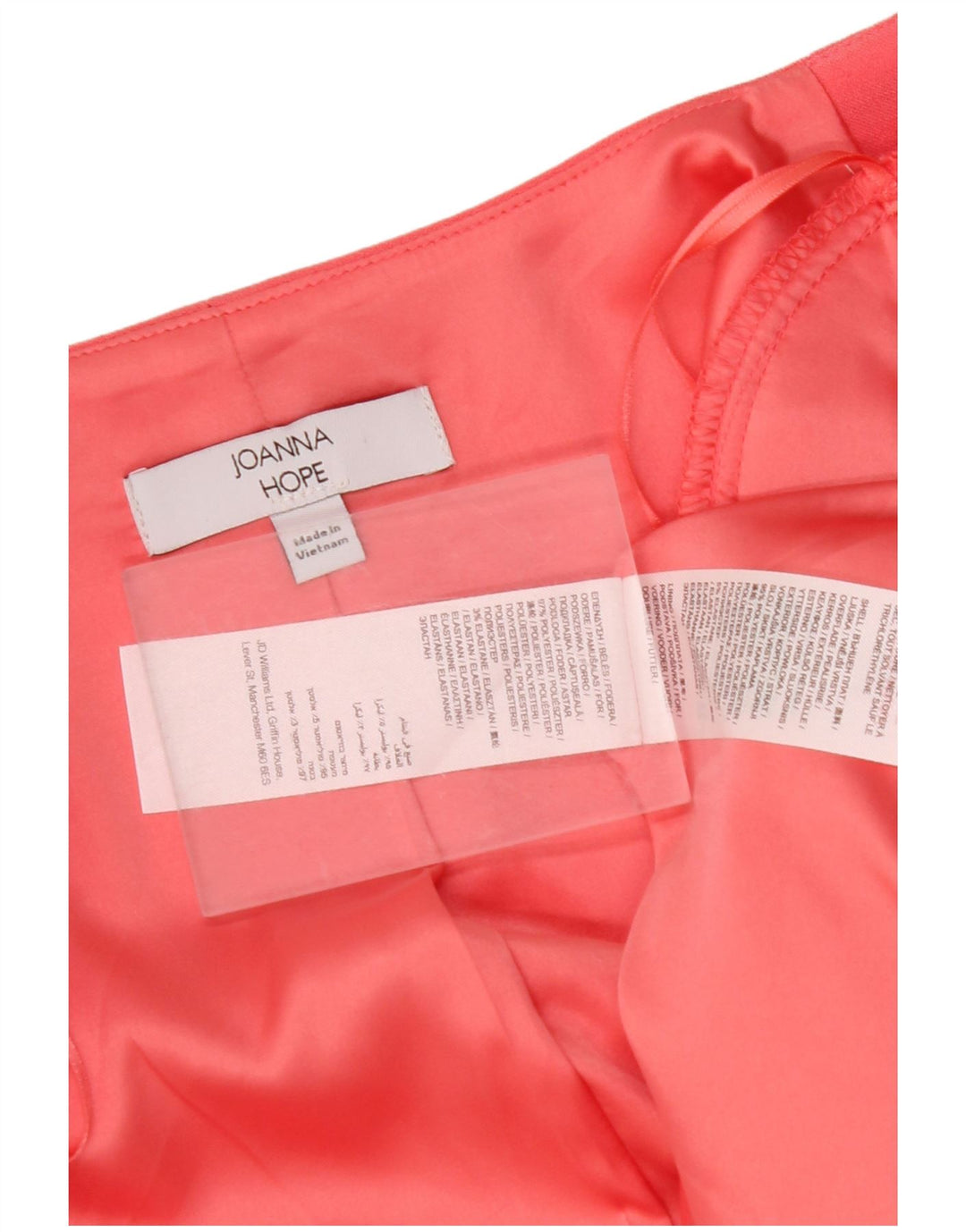 JOANNA HOPE Ženska jakna s otvorenim sakoom 3/4 rukava UK 14 Srednje crvena