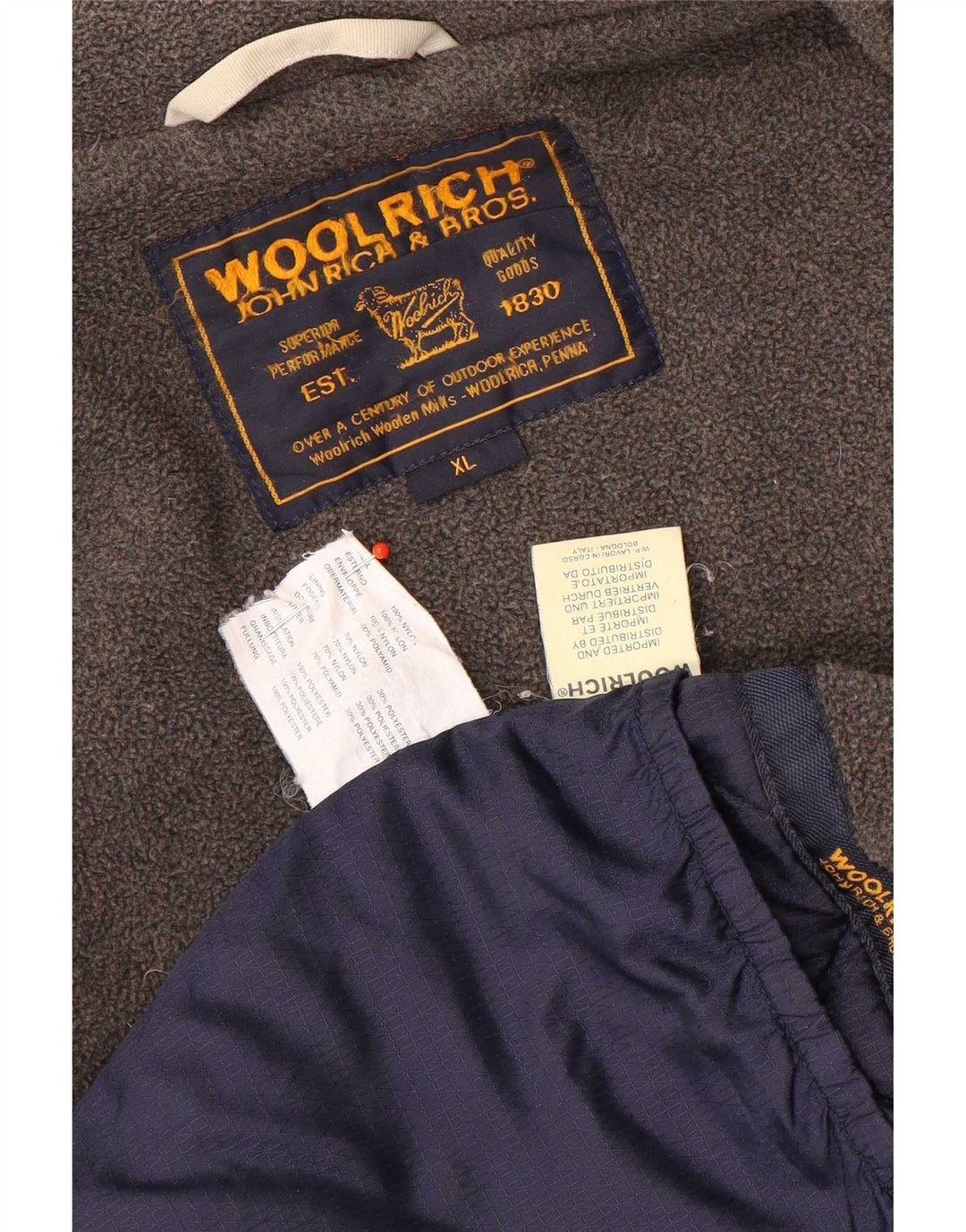 Woolrich muška vjetrovka jakna UK 42 XL bež najlon