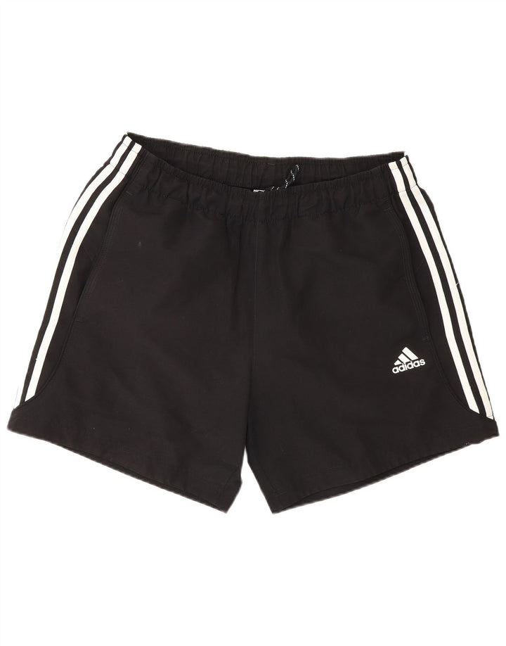 Adidas muške sportske kratke hlače regularnog kroja Srednje crne sportske poliesterske hlače