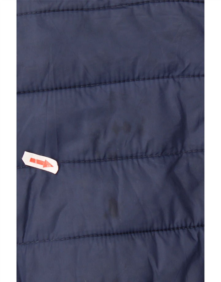 Superdry muška podstavljena jakna UK 40 Large tamnoplavi najlon