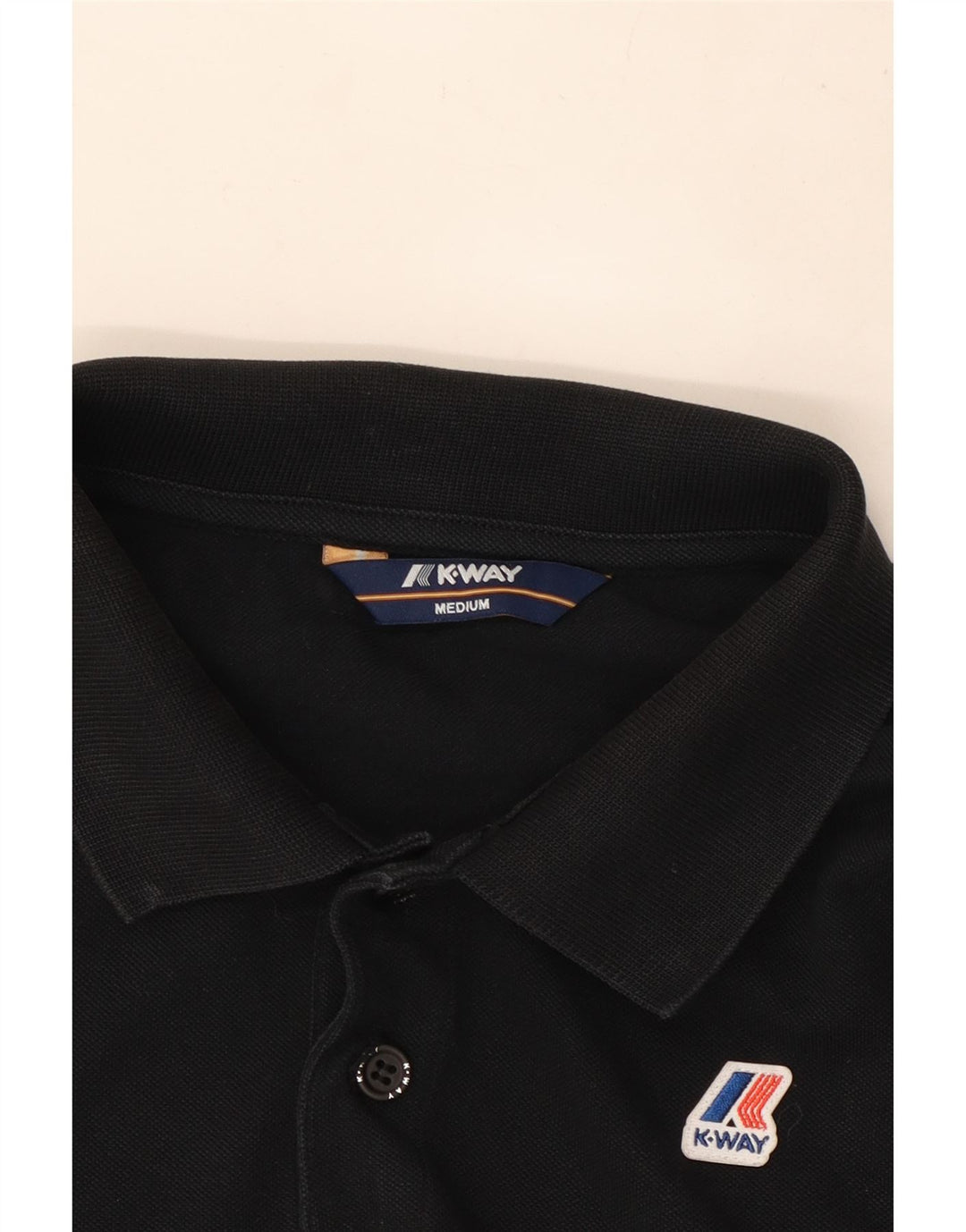 K-Way muška polo majica srednje crna