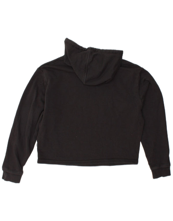 PUMA Ženska prevelika majica s kapuljačom s kapuljačom UK 6 XS, crni pamuk