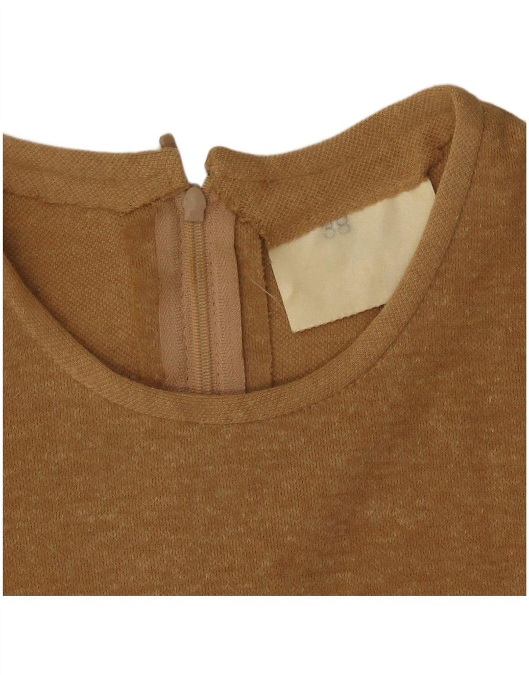 Vintage ženska haljina A kroja IT 38 XS bež poliester