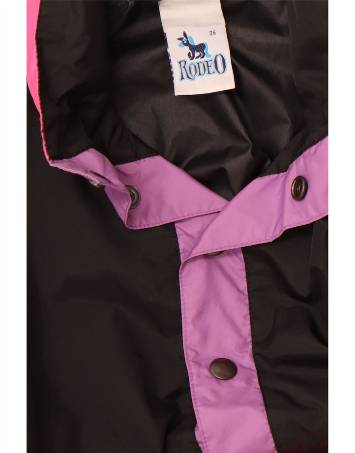 RODEO muška anorak jakna s kapuljačom UK 36 Mala crna najlonska boja